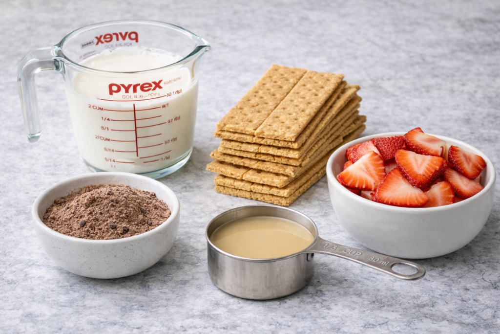 Čarobna torta iz frižidera bez pečenja – sastojci kakao, graham krekeri, jagode i šlag